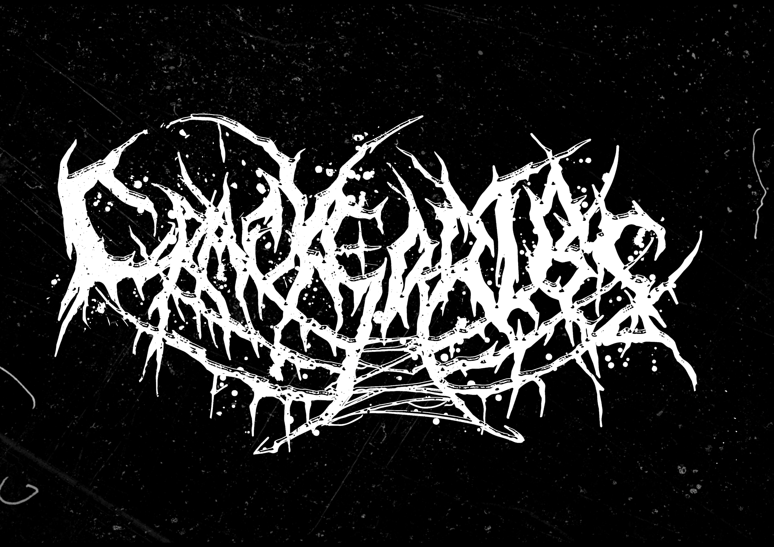 Cracked Ribs Logo White version